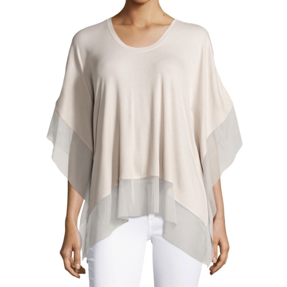 BCBGMaxariza Lucilla Poncho Top